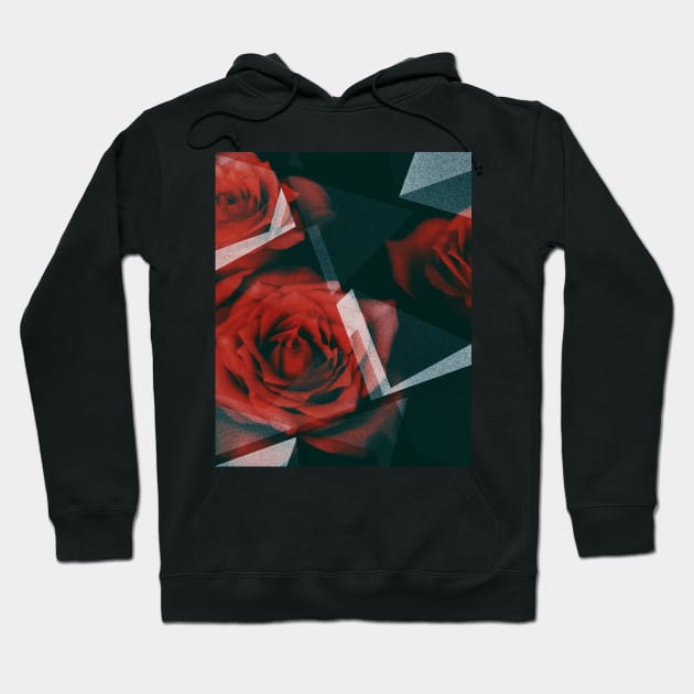 Red roses Hoodie by Morishasha